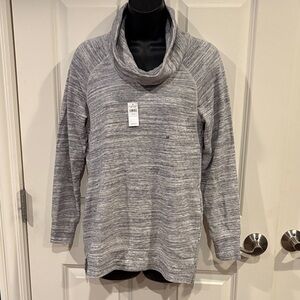 Aerie - XS Cozy Heathered Cowl Neck Sweater with pockets - NWT